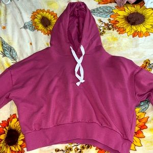 Forever 21 cropped hoodie size M